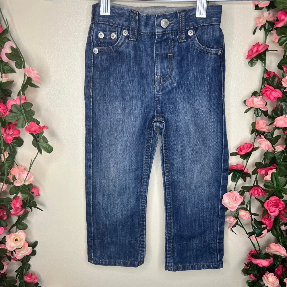 Levi’s 514 Straight Leg Jeans Toddlers 24 Months Casual Denim Walking Co…